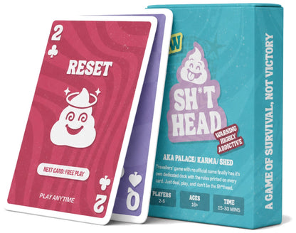 Sh*thead Card Game box and cards product shot
